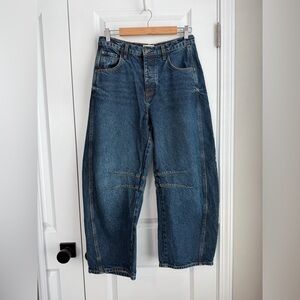 Free People We The Free Good Luck denim barrel jeans